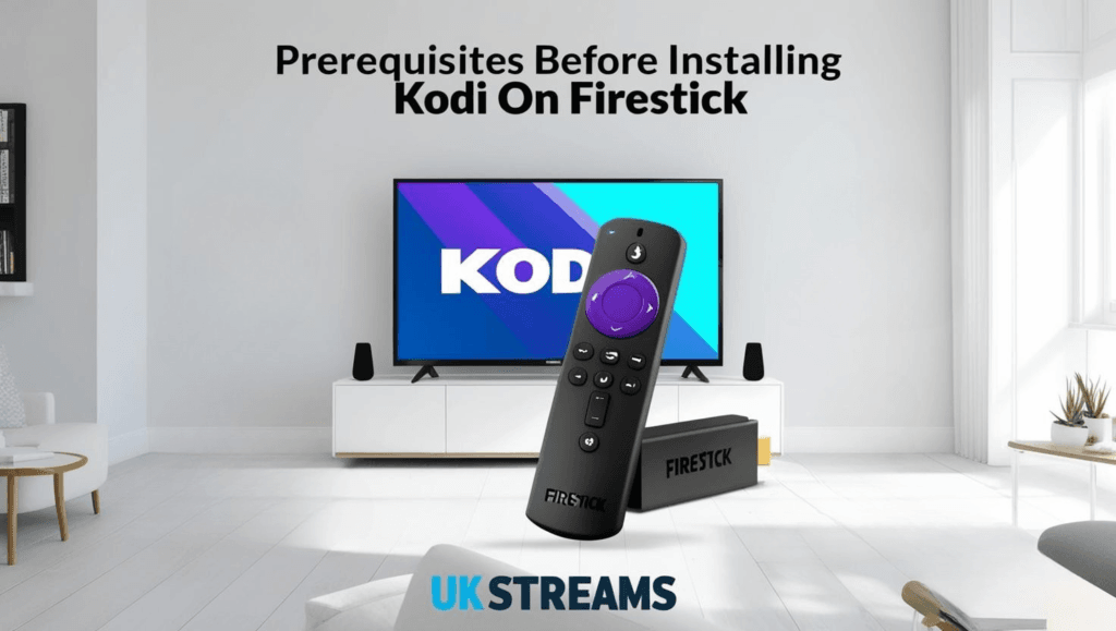 Prerequisites Before Installing Kodi on Firestick