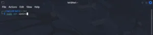 sudo apt update